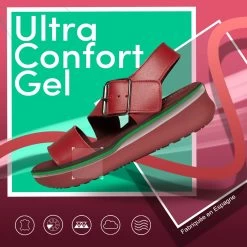 TRENDY - Sandales Compensées Avec Plateforme Pour Femme BLEU MARINE -Vente De Chaussures 21142 FR 458b3ff0 087a 4bb8 9d06 b16a3d1e272f