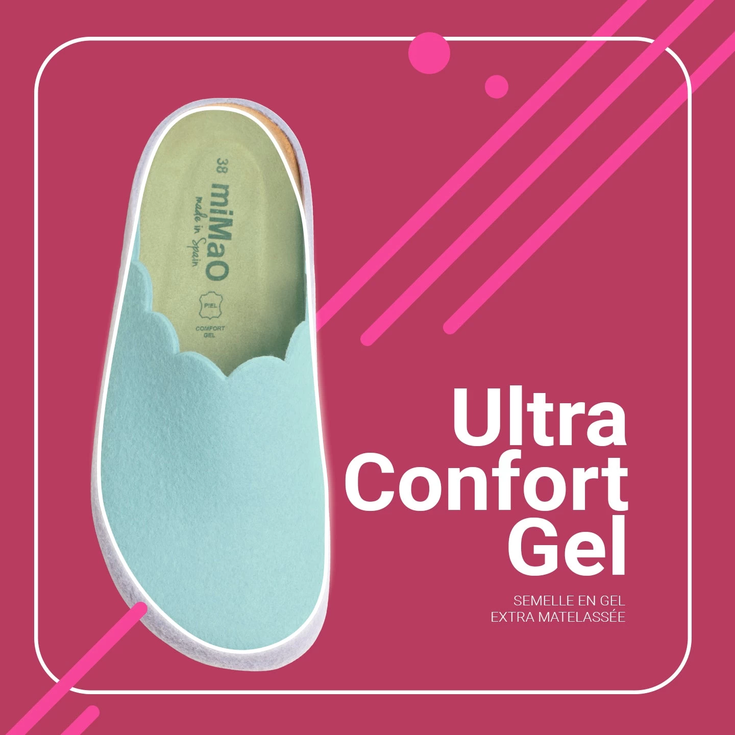 SWEET HOME – Pantoufles Pour Femme KAKI 8 SWEET HOME – Pantoufles Pour Femme KAKI – Image 6