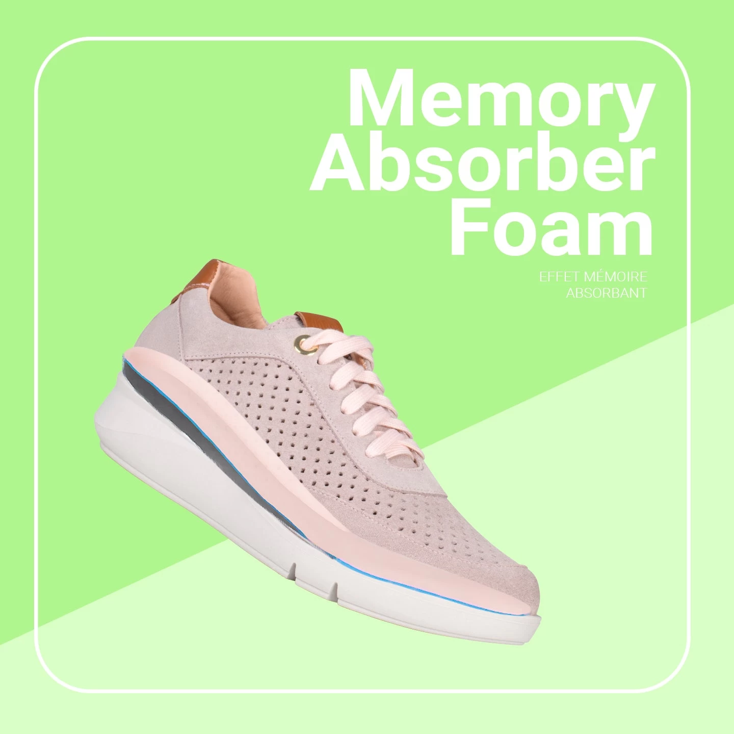 BLUCHER SPORTIF - Baskets Compensées Pour Femme BLEU MARINE 9 BLUCHER SPORTIF - Baskets Compensées Pour Femme BLEU MARINE – Image 7