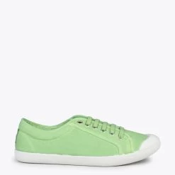 BAOBAB – Tennis à Lacets En Toile De Coton De IO&GO VERT