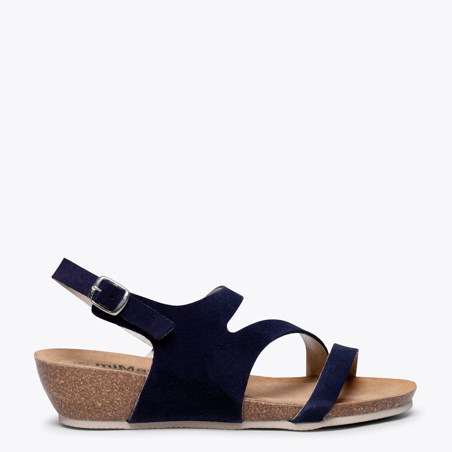 ECO - Sandale Compensée BIO BLEU MARINE 3 ECO - Sandale Compensée BIO BLEU MARINE