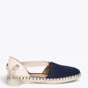 ALGARVE – Espadrilles Plates Pour Femme BLEU MARINE