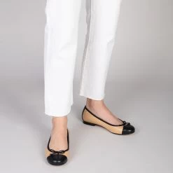 NICOLLE – Ballerine Bicolore SABLE 14 NICOLLE – Ballerine Bicolore SABLE -Vente De Chaussures CHERISH 6e86990a 4ec4 49ff 904f 20edefc7a149