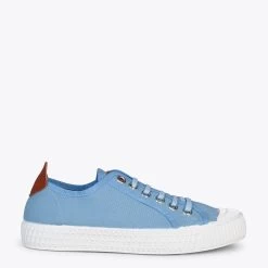 BAMBA – Baskets Casual En Toile Pour Femme BLEU