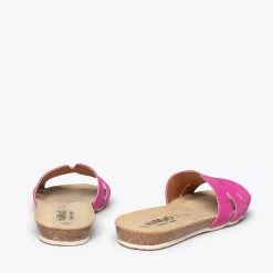 FASHION – Tongs FUCHSIA Pour Femme BIO -Vente De Chaussures DSC7359