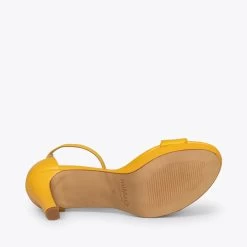 PARTY - Sandales à Talon Haut Et Plateforme MOUTARDE -Vente De Chaussures DSC 0079 b71a01c3 14ce 4e05 a412 2a3171ec9ee8