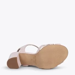 MUSA – Sandales à Talon Large ROSE -Vente De Chaussures DSC 0273 f92c8656 0f36 4317 8923 868eb615052c