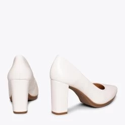 URBAN SOIRÉE - Chaussures à Talon Haut En Cuir Nappa BLANC 11 URBAN SOIRÉE - Chaussures à Talon Haut En Cuir Nappa BLANC -Vente De Chaussures DSC 0639 b3d2489a 8f47 4ce6 b8fe 3f755372d6ba