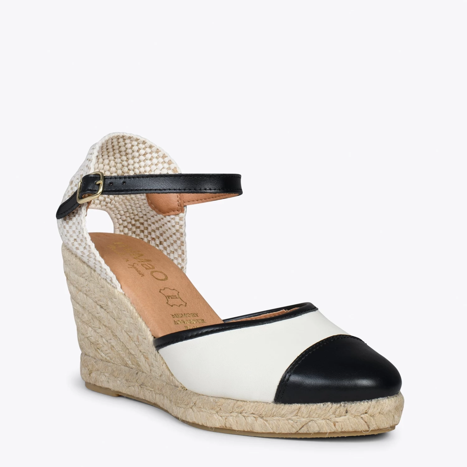 VALENCIANA – Espadrilles Compensées En Cuir Nappa OS 6 VALENCIANA – Espadrilles Compensées En Cuir Nappa OS – Image 4