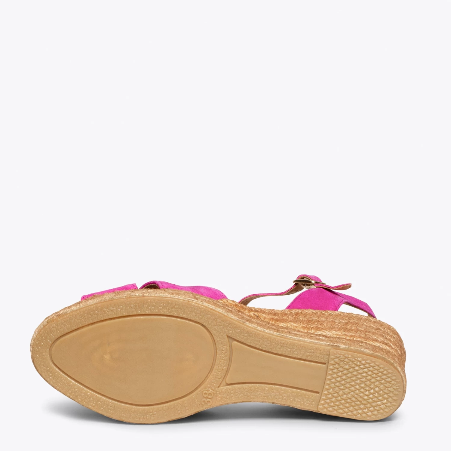 CALPE – Espadrilles Artisanales à Lanières Et Boucle FUCHSIA 7 CALPE – Espadrilles Artisanales à Lanières Et Boucle FUCHSIA – Image 5