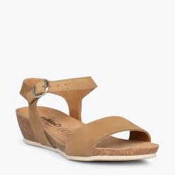 OAK – Sandales Compensées Bio En Nubuck MARRON 11 OAK – Sandales Compensées Bio En Nubuck MARRON -Vente De Chaussures DSC 1996