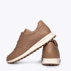 YORK - Baskets Habillées Pour Homme TAUPE -Vente De Chaussures DSC 3240