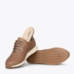 YORK - Baskets Habillées Pour Homme TAUPE -Vente De Chaussures DSC 3241