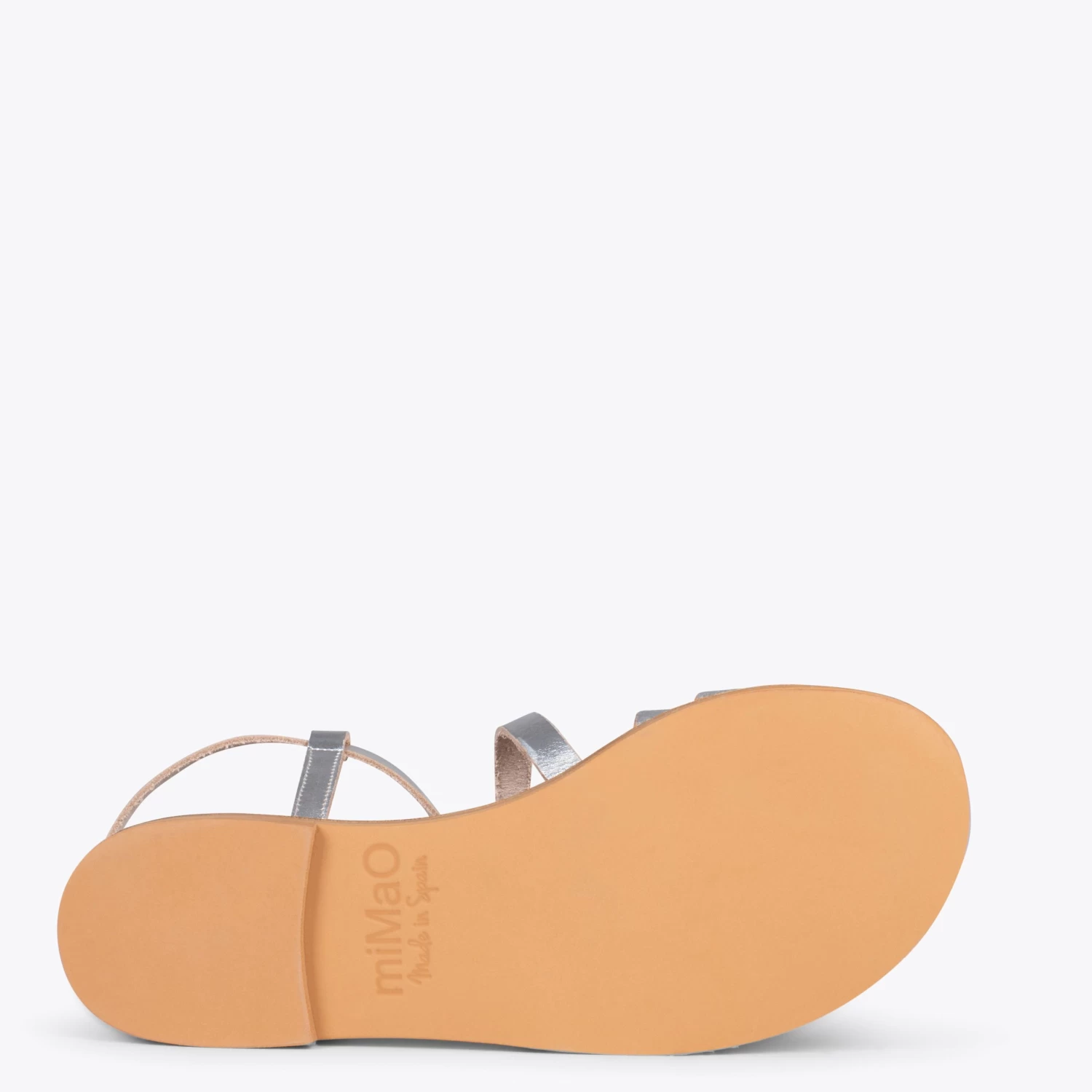 IXORA - Sandales Plates Pour Femme Avec Fermeture à Boucle ARGENTÉ 7 IXORA - Sandales Plates Pour Femme Avec Fermeture à Boucle ARGENTÉ – Image 5