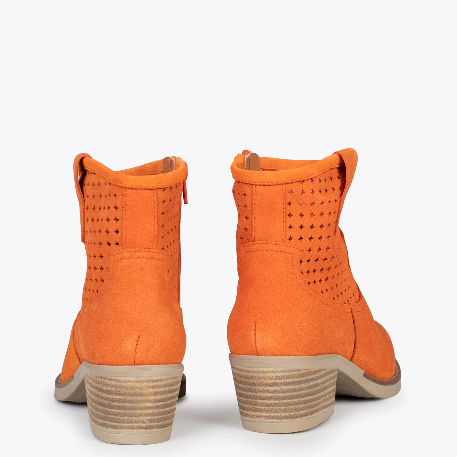 HOUSTON –Bottines Western ORANGE 5 HOUSTON –Bottines Western ORANGE – Image 3