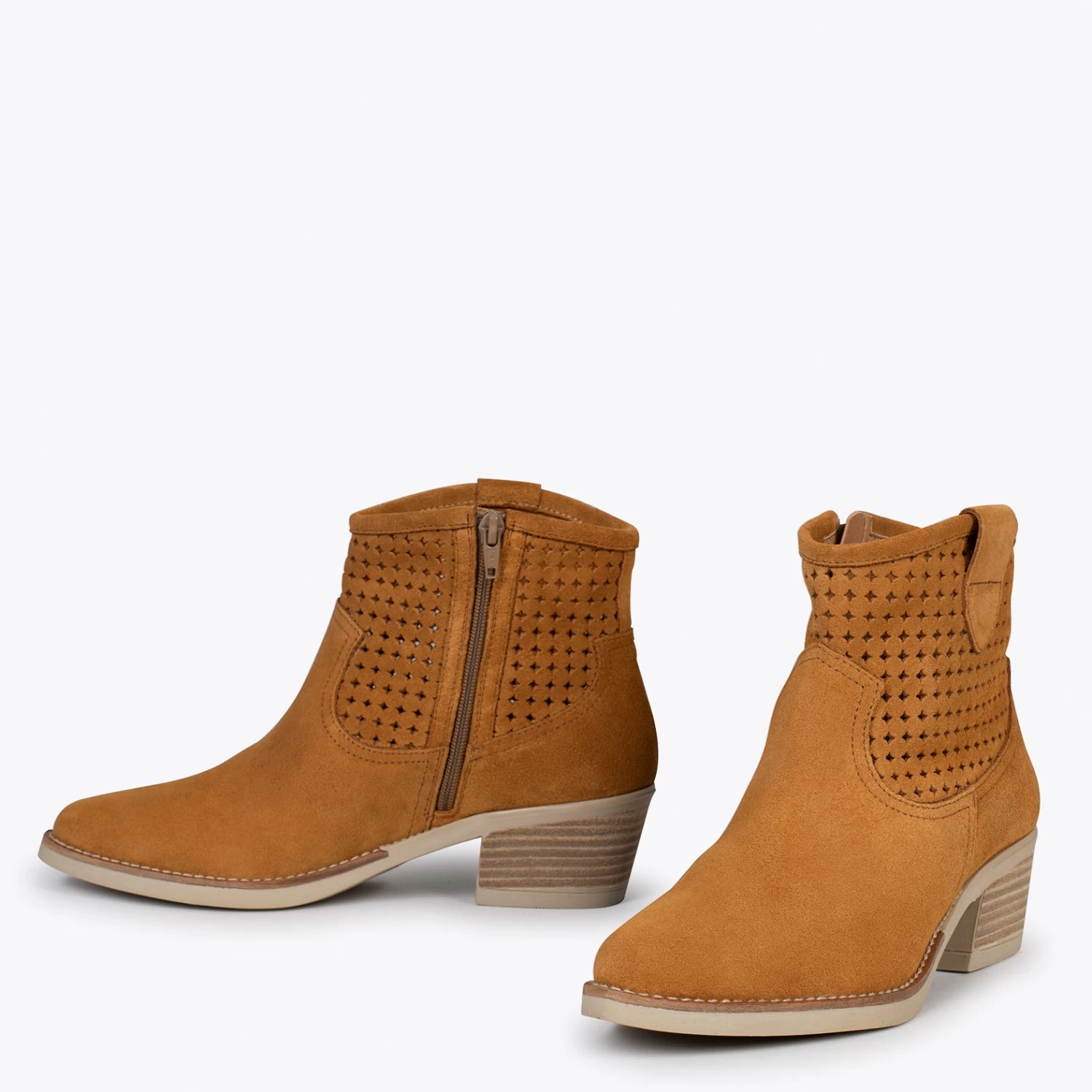 HOUSTON –Bottines Western CAMEL 4 HOUSTON –Bottines Western CAMEL – Image 2