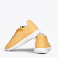 YOGA – Baskets En Laine Mérinos JAUNE -Vente De Chaussures DSC 4242