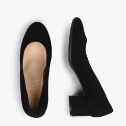 URBAN ROND – Chaussures à Talon Bas En Daim NOIR -Vente De Chaussures DSC 4374 c99922f1 33c6 4f0c a773 56d9a5d5a4d5