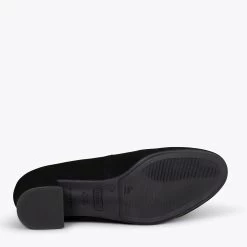 URBAN ROND – Chaussures à Talon Bas En Daim NOIR -Vente De Chaussures DSC 4458 f6004e77 0c65 4569 be17 47f0f20a1eeb