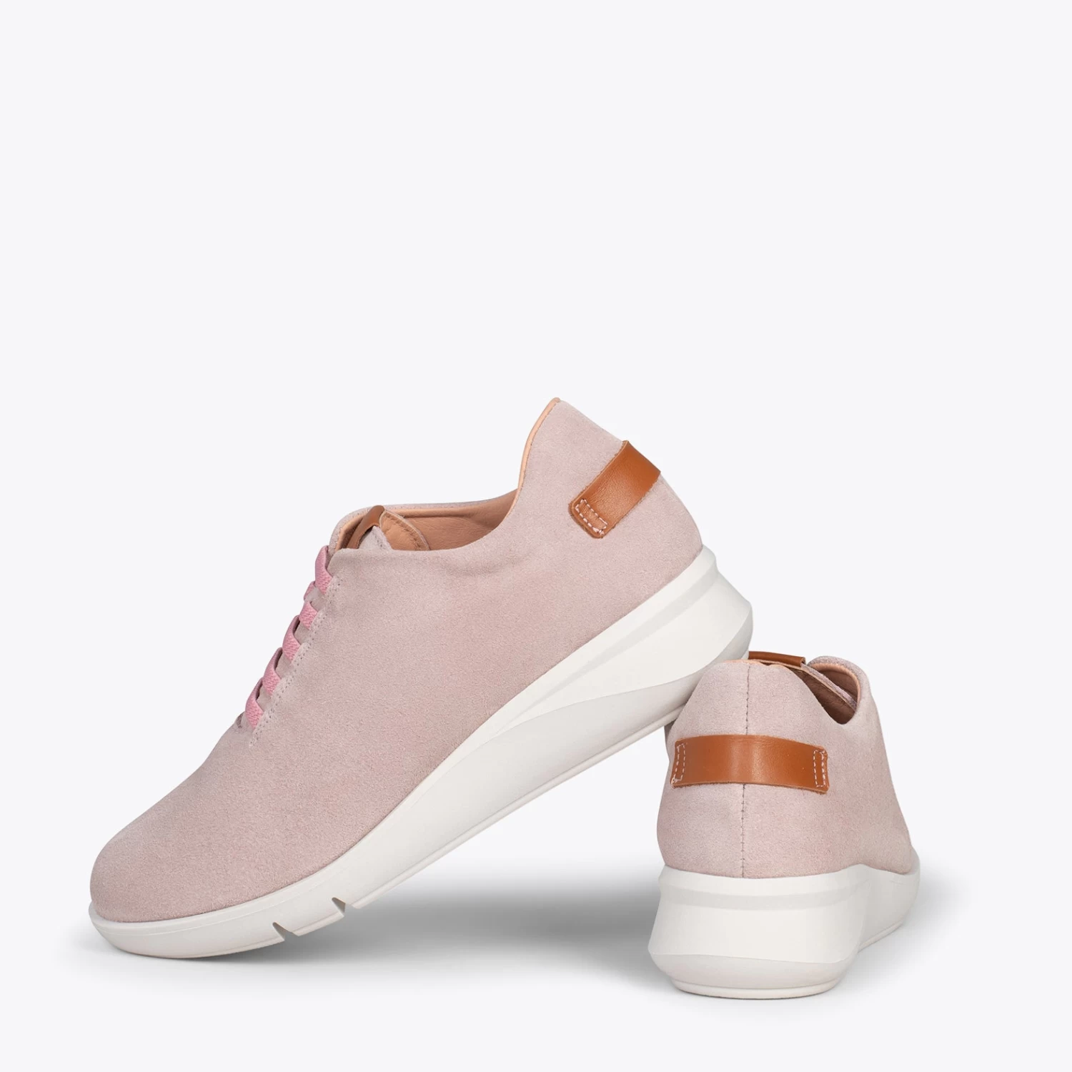 FLY – Chaussures Décontractées à Talon Compensé NUDE 5 FLY – Chaussures Décontractées à Talon Compensé NUDE – Image 3