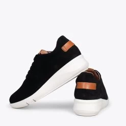 FLY – Chaussures Décontractées à Talon Compensé NOIR -Vente De Chaussures DSC 4966