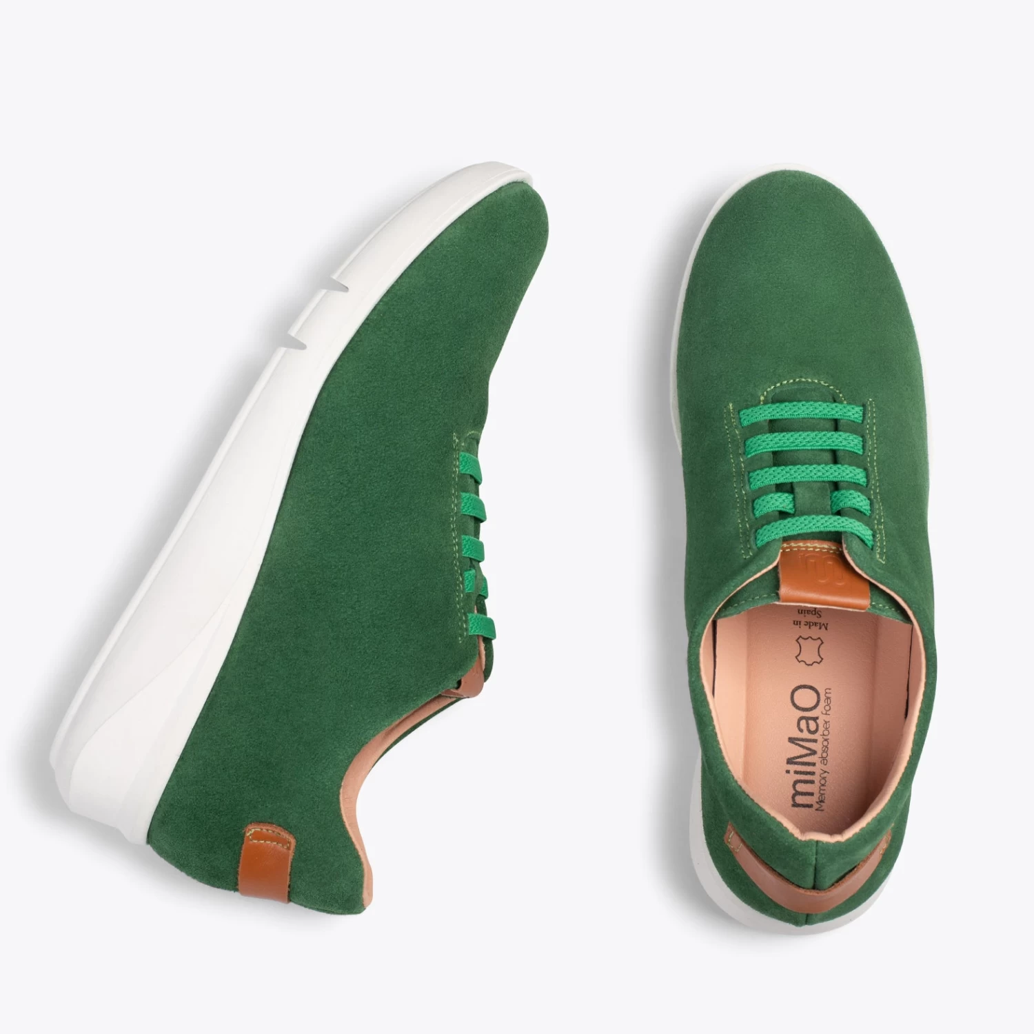 FLY – Chaussures Décontractées à Talon Compensé VERT 4 FLY – Chaussures Décontractées à Talon Compensé VERT – Image 2