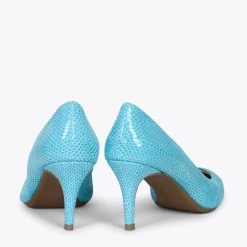 STILETTO ROYAL - Chaussures à Talon Aiguille BLEU -Vente De Chaussures DSC 5154
