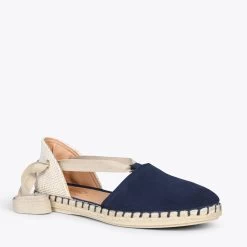 ALGARVE – Espadrilles Plates Pour Femme BLEU MARINE 12 ALGARVE – Espadrilles Plates Pour Femme BLEU MARINE -Vente De Chaussures DSC 5208