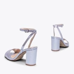 LUNE- Sandale Métallisée MAUVE à Talon 12 LUNE- Sandale Métallisée MAUVE à Talon -Vente De Chaussures DSC 5331 2