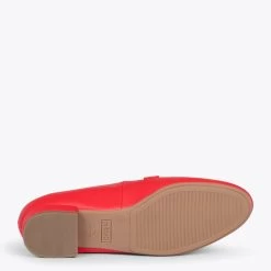 CHAIN – Mocassins En Cuir Pour Femme ROUGE 13 CHAIN – Mocassins En Cuir Pour Femme ROUGE -Vente De Chaussures DSC 6220