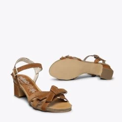 CASUAL - Sandale à Talon Haut BIO CAMEL 13 CASUAL - Sandale à Talon Haut BIO CAMEL -Vente De Chaussures DSC 7593