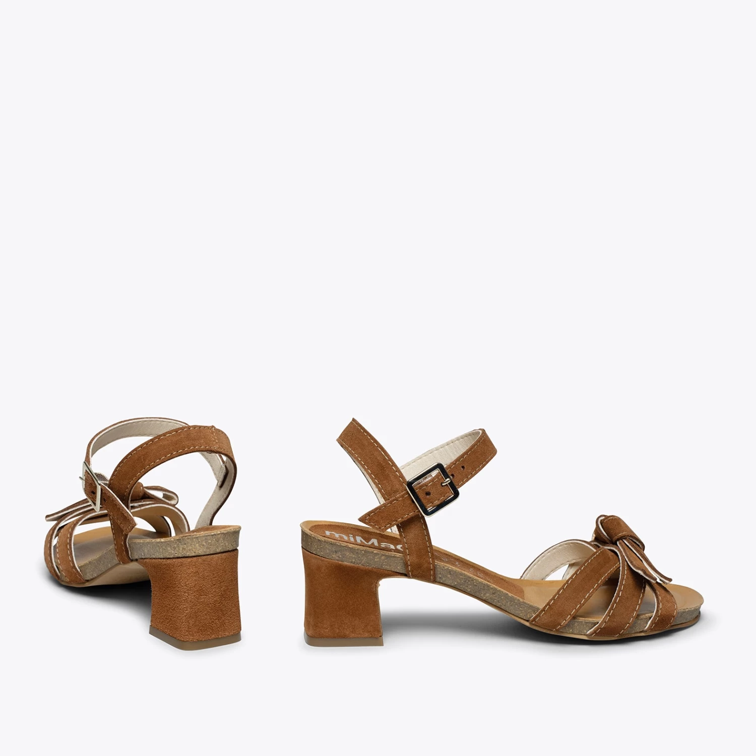 CASUAL - Sandale à Talon Haut BIO CAMEL 6 CASUAL - Sandale à Talon Haut BIO CAMEL – Image 4