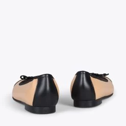NICOLLE – Ballerine Bicolore SABLE 11 NICOLLE – Ballerine Bicolore SABLE -Vente De Chaussures DSC 7773