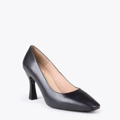 URBAN GLAM CARRÉ – Chaussures à Talon évasé NOIR -Vente De Chaussures DSC 9227 6dfb0423 ca52 4422 81e9 a7ad49309a55