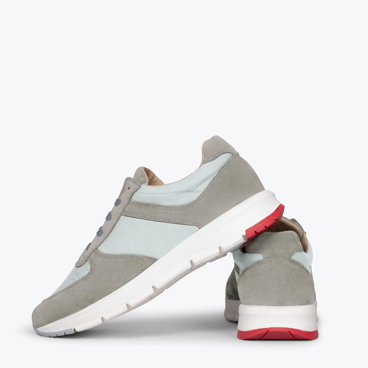 BERLIN - Tennis Pour Homme Casual GRIS 5 BERLIN - Tennis Pour Homme Casual GRIS – Image 3