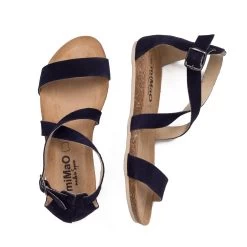 CROISÉE BIO - Sandale BIO BLEU à Brides -Vente De Chaussures IMG 5462 2