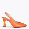 GLAM À BRIDE ARRIÈRE – Chaussures à Talon En Cuir Nappa ORANGE -Vente De Chaussures MANDARINAGRIS 0fe89b21 5906 4807 9acc 01485a3fd56b