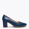 URBAN S SOIRÉE - Chaussures à Talon Moyen En Cuir Nappa BLEU MARINE -Vente De Chaussures MARINOGRIS 8929b8b7 d50f 4ff9 b9bb 510ba717398a