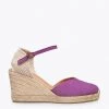 NERJA – Espadrilles à Talon Haut VIOLET -Vente De Chaussures MORADOGRIS 1180f117 0916 4a5c bbef 46b8e9793f12
