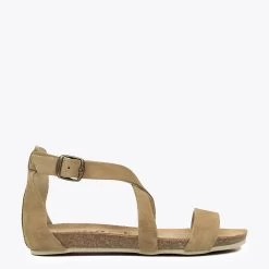 CROISÉE BIO - Sandale BIO BEIGE à Brides