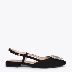 BRUNCH BIJOU - Escarpins Avec Bride Arrière Et STRASS NOIR