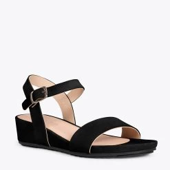 LOOK - Sandales Compensées NOIR à Talon Moyen 10 LOOK - Sandales Compensées NOIR à Talon Moyen -Vente De Chaussures NEGROSOLITARIA 846ae824 5ac7 40c8 a04d 8fbf446d34ed