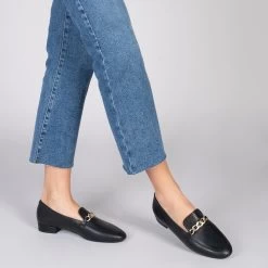 CHAIN – Mocassins En Cuir Pour Femme NOIR 14 CHAIN – Mocassins En Cuir Pour Femme NOIR -Vente De Chaussures NEGRO aafd21c6 b304 4ed2 8d8a 438265b23dba