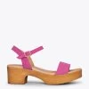 CALA - Sabots Avec Plateforme FUCHSIA -Vente De Chaussures PERFILGRIS be047e63 eff2 4aeb 86df 39d52eeedae7