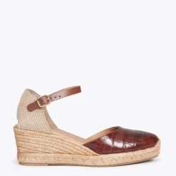 ALTEA COCO - Espadrilles Texture Coco MARRON