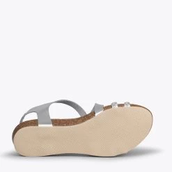 INDIE – Nu-pieds à Brides Croisées ARGENTÉ BIO -Vente De Chaussures PLATASUELA 6e3bba35 f7f0 4cca 9508 3819f535da4b