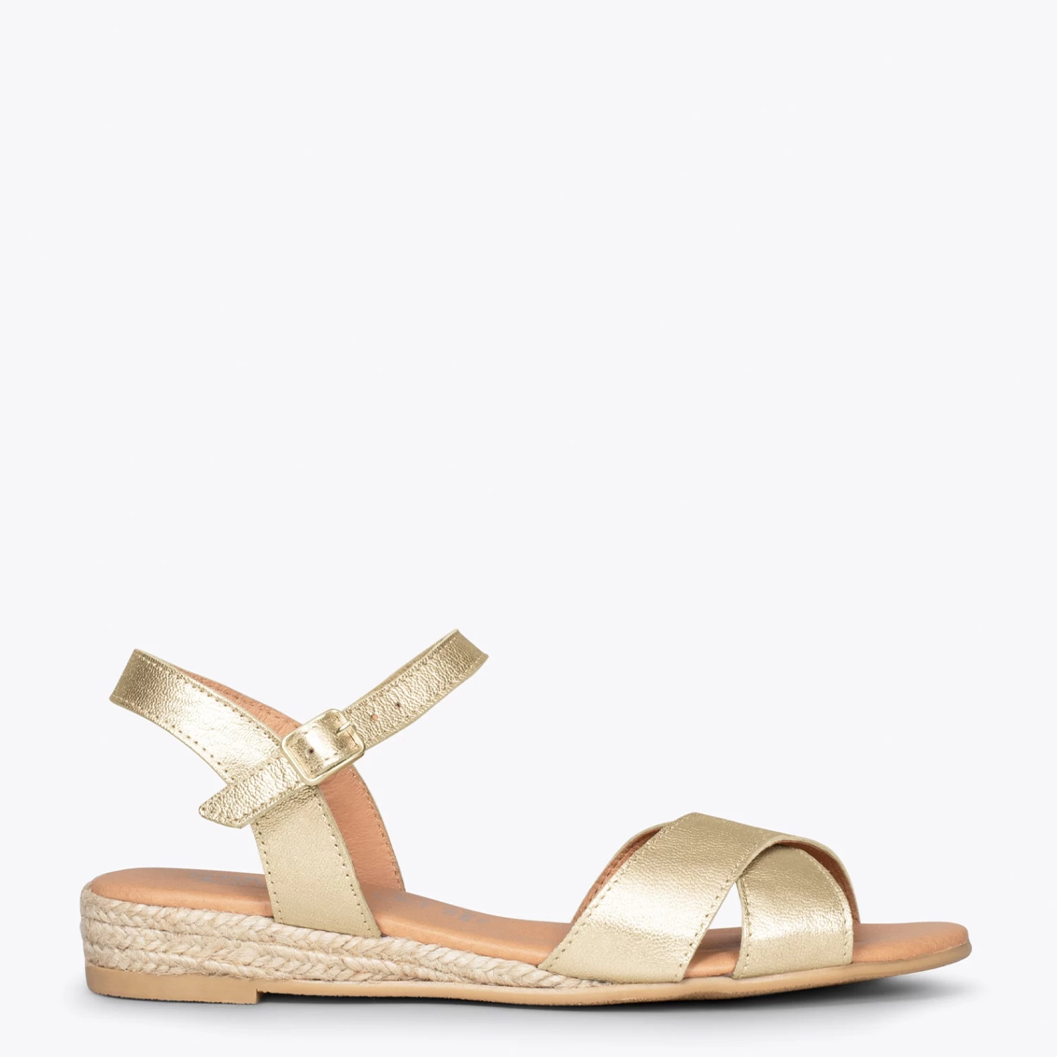 CIES - Espadrilles à Brides Croisées DORÉ 3 CIES - Espadrilles à Brides Croisées DORÉ