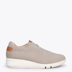 FLY – Chaussures Décontractées à Talon Compensé TAUPE
