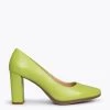 URBAN SOIRÉE - Chaussures à Talon Haut En Cuir Nappa VERT PISTACHE -Vente De Chaussures YUCAGRIS c43d60fd fceb 448d 86f6 fa0b7e5e721c