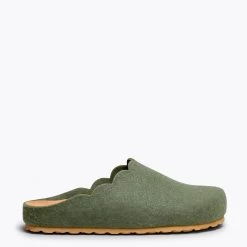 SWEET HOME – Pantoufles Pour Femme KAKI